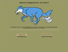 Tablet Screenshot of magicwolf.com